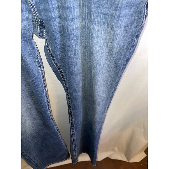 BKE Carter Women’s Bootleg Jeans Sz 32x30 Blue Streetwear Western Cowgirl Rodeo - Picture 7 of 12